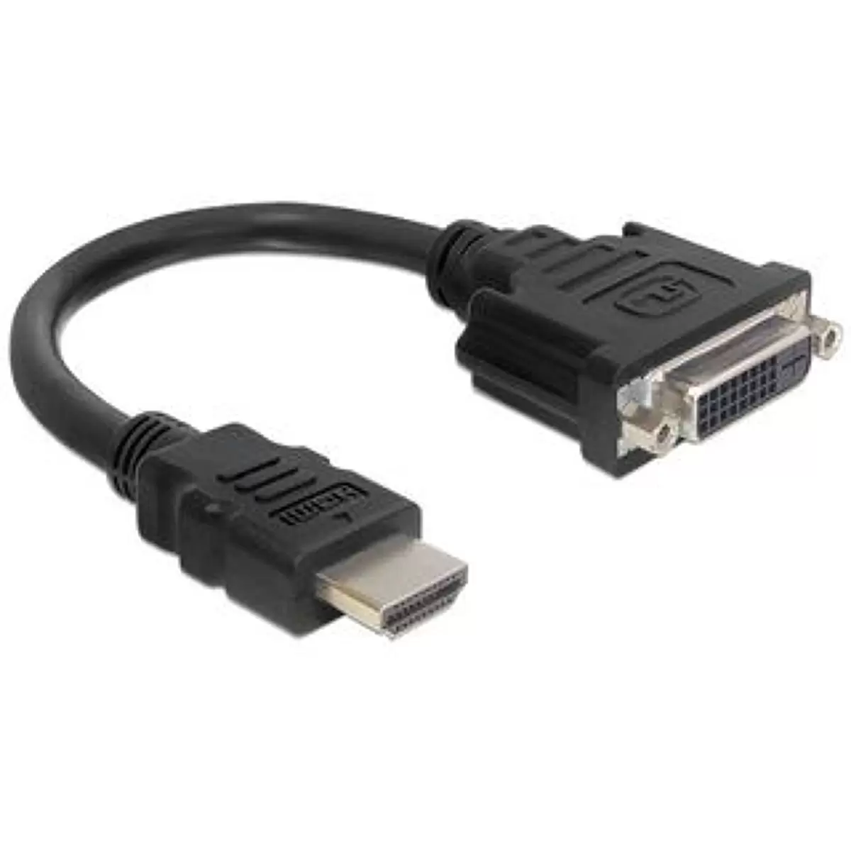 DELOCK Adaptercable HDMI St > DVI 24+1 B